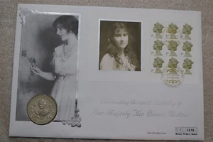 🧠🇬🇬 GUERNSEY 5 POUNDS 1995 QUEEN MOTHER MAXI-COVER B64 #11 - Picture 1 of 5
