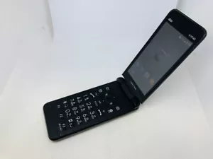 KYOCERA KYF42 GRATINA FLIP PHONE BLACK - Picture 1 of 4