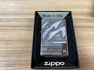 Personalised Genuine "Planeta Sydney " Zippo Lighter Engraved Free - Picture 1 of 5