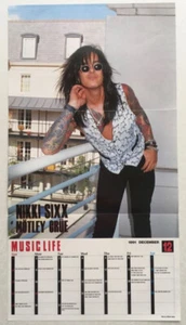NIKKI SIXX MOTLEY CRUE PINK CREAM 69 ANDI DERIS 1991 PIN UP POSTER JAPAN ML 12D - Picture 1 of 3