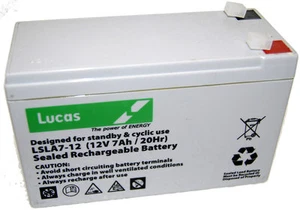 GE Caddx/NetworX NX-8 (12v 7ah) 12V 7Ah Alarm Replacement Battery - Picture 1 of 3