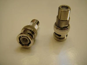 NEW - 8 PCS - BNC Male to F Female Adapter  - Picture 1 of 2
