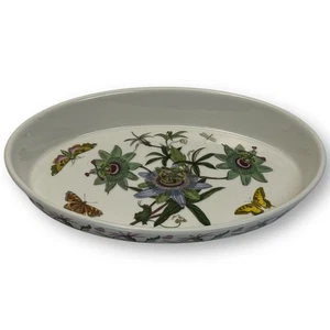 Portmeirion Botanical Garden Passion Flower 14” Oval Baking / Serving Dish - Picture 1 of 4