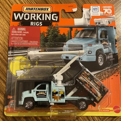 Camión Matchbox 2023 plataformas de trabajo GMC C8500 Topkick Tree Trimming HLN03 16/16 Foto 1 de 4