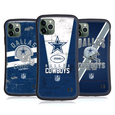 FUNDA HÍBRIDA OFICIAL DE ARTE CON LOGOTIPO DE DALLAS COWBOYS DE LA NFL PARA TELÉFONOS APPLE iPHONES Foto 1 de 4