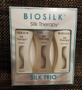 Silk Therapy Trio Unisex 7oz BIOSILK Shampoo & Conditioner + Biosilk Therapy NEW - Picture 1 of 3
