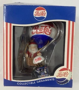 Pepsi Cola Santa Hot Air Balloon Christmas Ornament w/Box 1997 Matrix - Picture 1 of 4