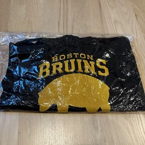 Sudadera con Capucha Boston Bruins Logo Oso Dorado Talla Mediana Nueva Sellada Originales - Imagen 1 de 5