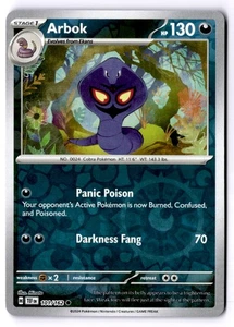 Arbok Reverse Holo Common SV05: Temporal Forces 101/162 NM - Picture 1 of 2