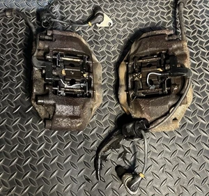 Mercedes W140 S500 CL600 S420 S600 Front Right & Left Brake Calipers Set OEM - Imagen 1 de 7