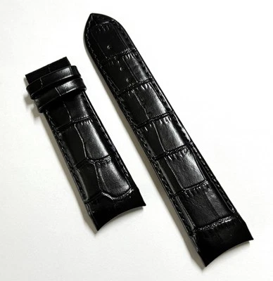 Correa de cuero negra original Tissot Couturier 23 mm T035439A / T035617A XS Foto 1 de 2