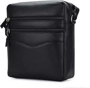 Hudson & James Echtleder Herren Tasche Herren Damen Unisex Schulter Umhängetasche - Bild 1 von 4