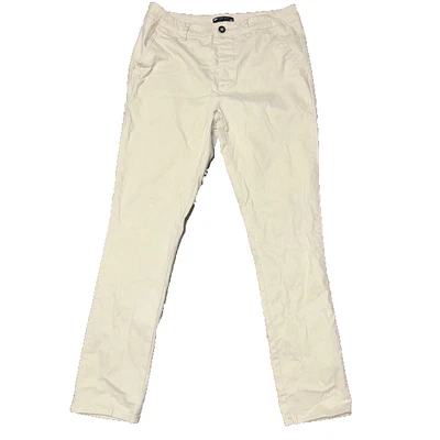 Asos Design Pants Mens 31 Beige Chino Flat Front Adult 31x30 - Image 1 of 4