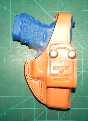 Bianchi Model 3S 19820 RH Leather Thumb Break IWB Holster Glock 36 30S 19 19X - Image 1 of 4