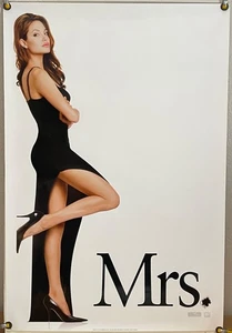 MR. & MRS. SMITH DS ROLLED ORIGINAL ONE SHEET MOVIE POSTER ANGELINA JOLIE (2005) - Picture 1 of 1