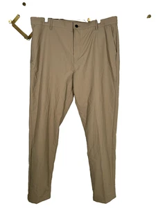 New Banana Republic Men's Stretch Slim Fit Flat Front Pants Khaki 40x32 nwt - Picture 1 of 9