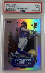 2023 Topps Bo Bichette Home Field Advantage SP Insert #HA-5 PSA 9 MINT Blue Jays - Bild 1 von 2