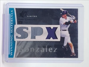 LUIS GONZALEZ 2008 UD SPX LIMITED WINNING MATERIALS USED PATCH /99 Q1880 - Picture 1 of 2