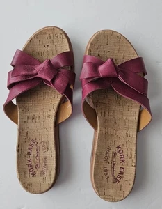 Kork Ease Damen-Sandalen Größe 8 MP lila Leder Slipper Brigit Pantoletten bequem - Bild 1 von 13