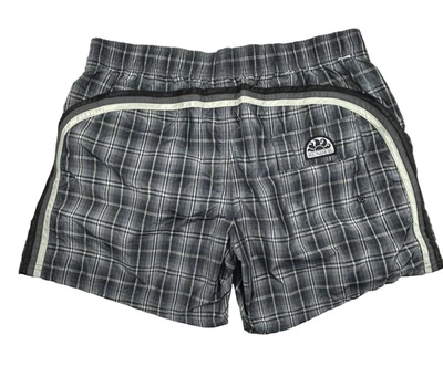 Sundek Board Shorts Swim Trunks Men's XL Gray  Plaid Rainbow  Lined 34x5" - Image 1 of 4