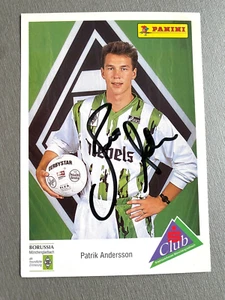 PATRIK ANDERSSON Borussia Mönchengladbach original Autogrammkarte 10x15 - Picture 1 of 1