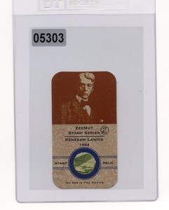 #05303 KENESAW LANDIS 1944 Rare Stamp Collector Baseball Card