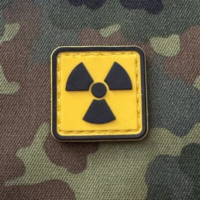 CYKOVISUALS ☢️ RADIOACTIVE PVC Morale Patch Hook Back RANGER EYE EDC KIT Small Mini ONE INCH