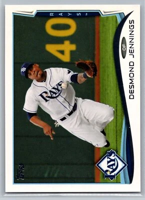 2014 Topps  Baseball #582 Desmond Jennings  Tampa Bay Rays - Image 1 of 2