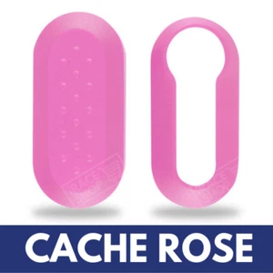 Cache ROSE pour Coque Boitier Plip Telecommande Clef Auto FIAT Panda • 500 - Picture 1 of 2