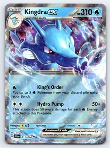 Tarjeta Pokémon Kingdra EX 012/064 Doble Rara Fábula Envuelta - Casi Nueva - Imagen 1 de 5