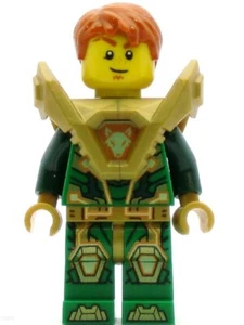 LEGO Nexo Knights Minifigure Aaron - Pearl Gold Armor (271825) (Genuine) - Picture 1 of 1