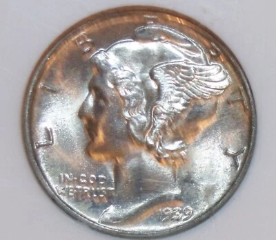 1939 Mercury Dime - NGC MS68 - #C1773 FREE SHIPPING - Image 1 of 4