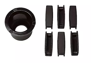 T5 5 Speed Plastic Shift Fork Pads (6) & Isolator Shifter Bushing Kit T5-28C - Foto 1 di 1