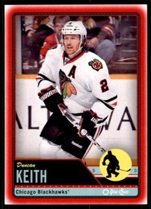 2012-13 O-PEE-CHEE OPC RED DUNCAN KEITH CHICAGO BLACKHAWKS #6