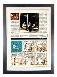Red Devils - Satanic Majesty - gerahmte Guitar World Page - Bild 1 von 7
