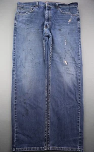 Pantalones de mezclilla para hombre Levi's 505 2018 corte regular elásticos lavado medio talla 38x30 - Imagen 1 de 12