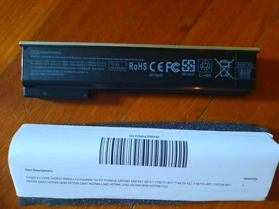 BATERÍA DE REPUESTO CA06XL PARA HP PROBOOK 640 650 655 10.8V 5.2AH 6C E7U21AA  Foto 1 de 4
