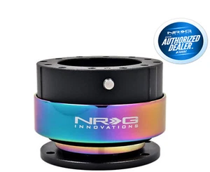 NRG BALL LOCK QUICK RELEASE HUB STEERING WHEEL HUB NRG SRK-200BK-MC NEO CHROME - Picture 1 of 2