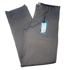 Lesmart Golf Series Pants Mens Size 34x33 Gray Standard Fit Stretch Waist NWT - Picture 1 of 14