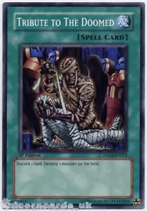5DS2-EN024 Tribute to the Doomed 1st edition Mint YuGiOh Card - Picture 1 of 1