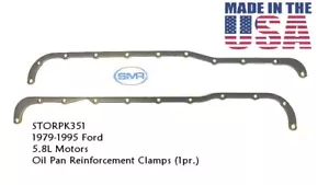 Ford 351 F Series 5.8L Oil Pan Reinforcement Clamps F150 F250 F350 1980-1997 USA - Bild 1 von 1