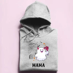 Geist mit Name Damen Hoodie personalisierbar Gespenst Andenken - Bild 1 von 9