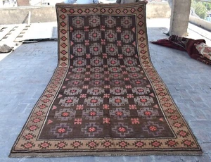 Antique Afghan Persian Baluchi Area Rug 6'2x12'6 Handmade Oriental Large Carpet - Picture 1 of 10