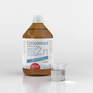 Colloimed Kolloidales Zink 40 PPM - hoch konzentriert - Zn 99,995% - 250 ml - Bild 1 von 2