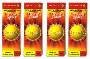 4 x Bottles Bee Health PROPOLIS Throat Spray (50ml each) - Picture 1 of 1