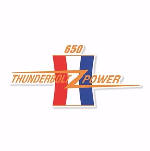 Calcomanía British BSA THUNDERBOLT POWER 650 Motocicleta Pegatina - Imagen 1 de 1