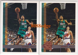 (2)1997-98 TOPPS MINTED IN SPRINGFIELD+BASE: GRANT HILL #29 PISTONS PARALLEL LOT - Bild 1 von 1