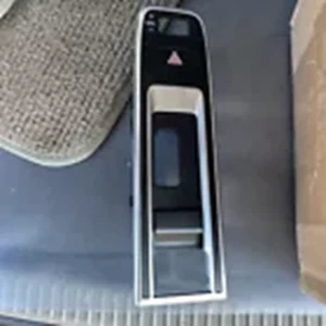 2017-2023 PORSCHE PANAMERA CENTER CONSOLE SHIFTER BEZEL TRIM W/ HAZARD SWITCH OE - Picture 1 of 2