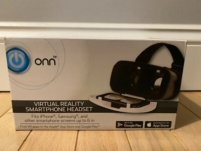 ONN Virtual Reality Smartphone Headset - Fits iPhone, Samsung & Others up to 6"