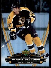 2006-07 Upper Deck McDonald's Patrice Bergeron #3